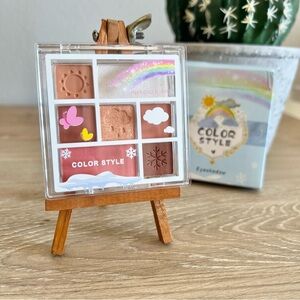 Color Style Rainbow Eyeshadow Palette #02 – 7 Shades Shimmer & Matte